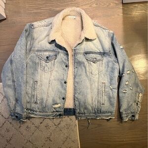 MNML Denim Sherpa jacket